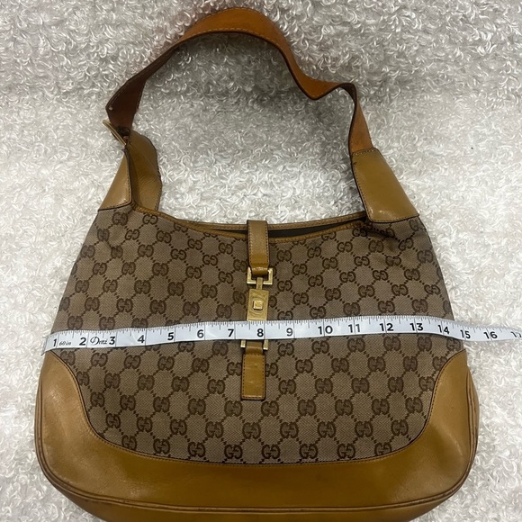 Vintage Gucci Jackie Bag Leather and Gold Hardware - Picture 10 of 16